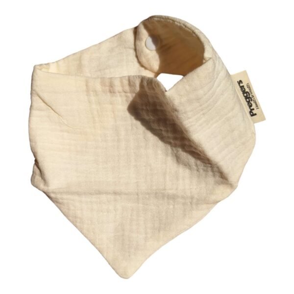 Muslin cotton bandana-Ivory