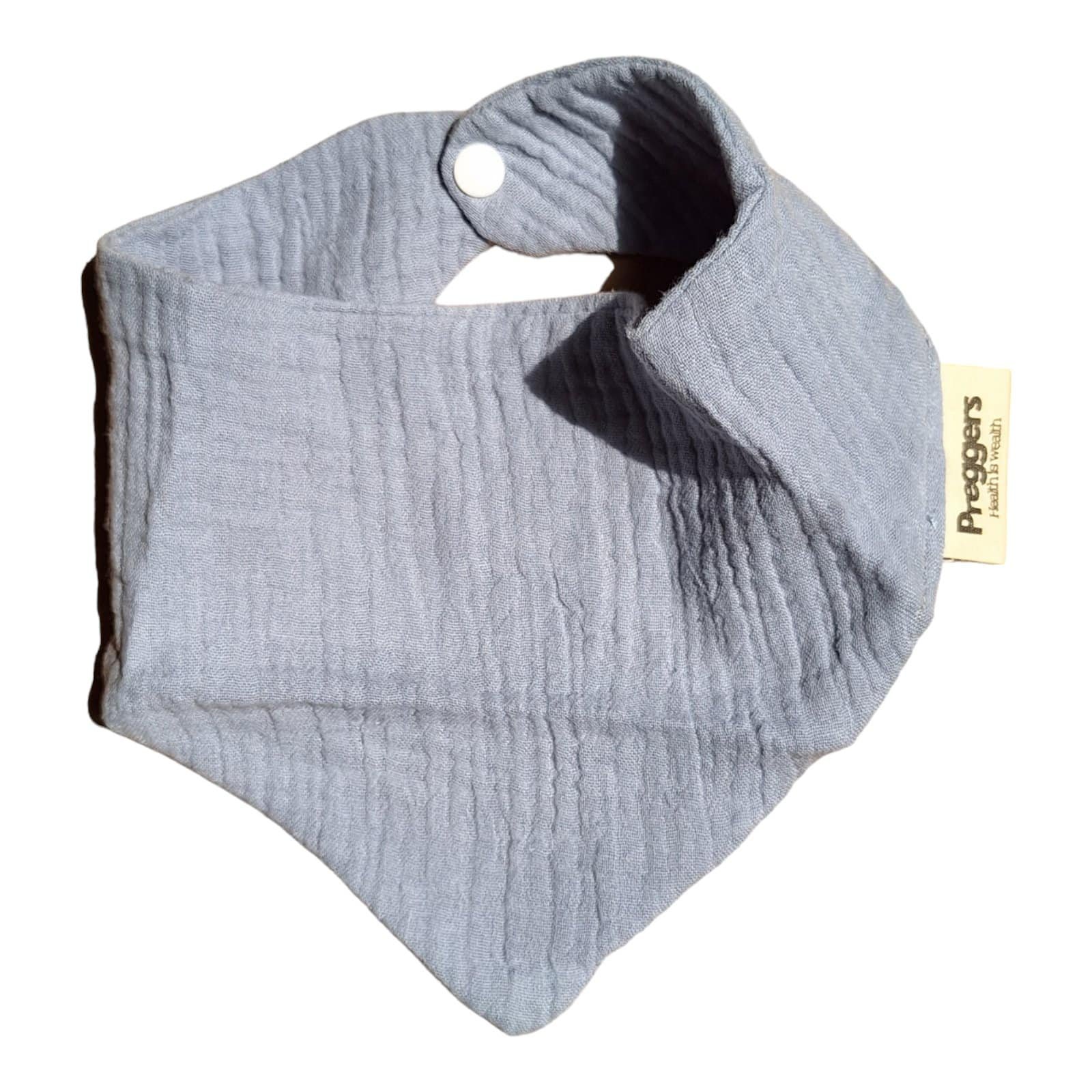 Muslin cotton bandana-Dusty blue