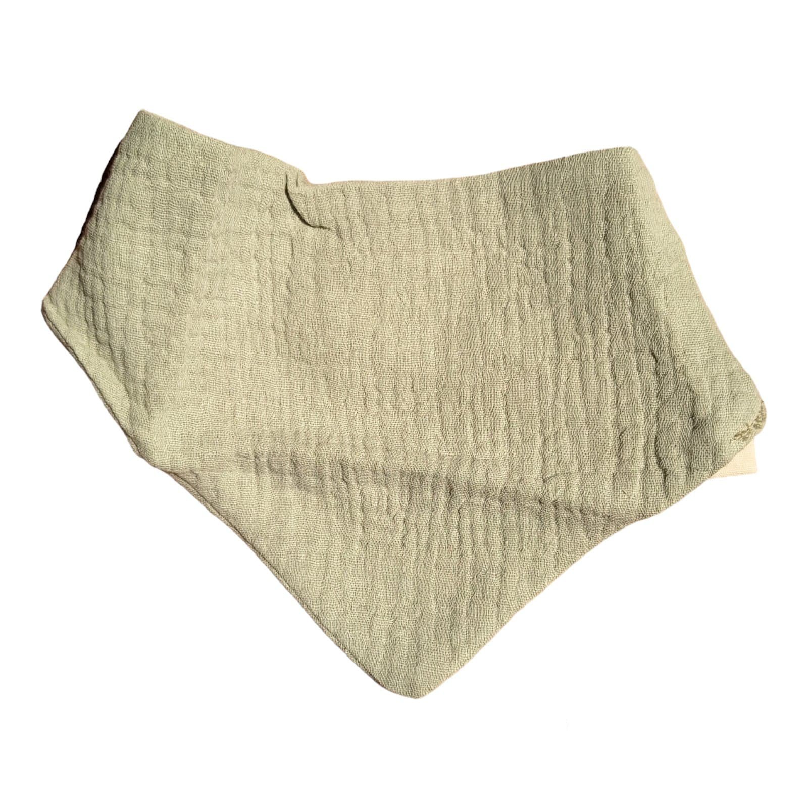 Muslin cotton bandana-Sage