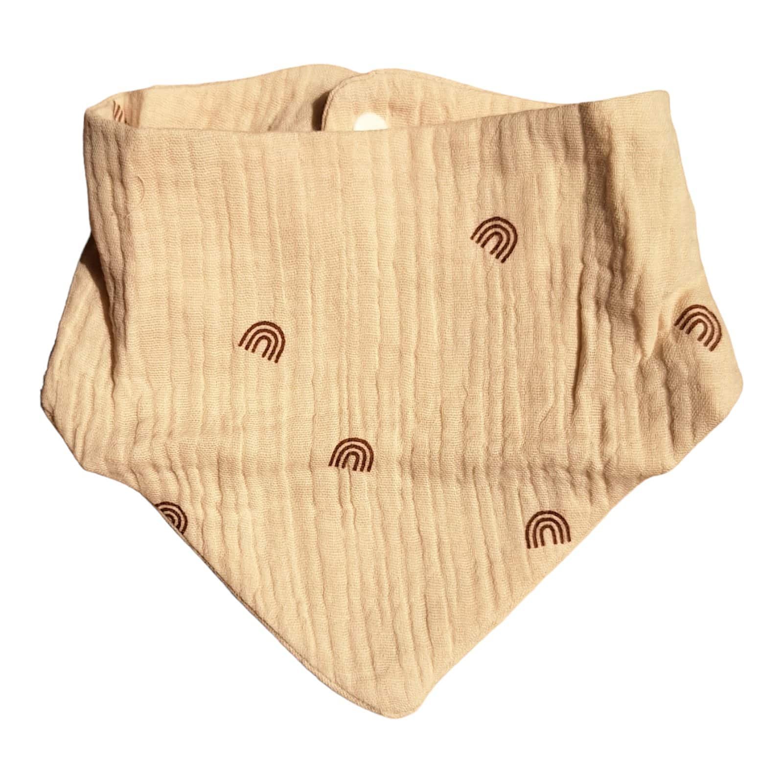 Muslin cotton bandana-rainbow